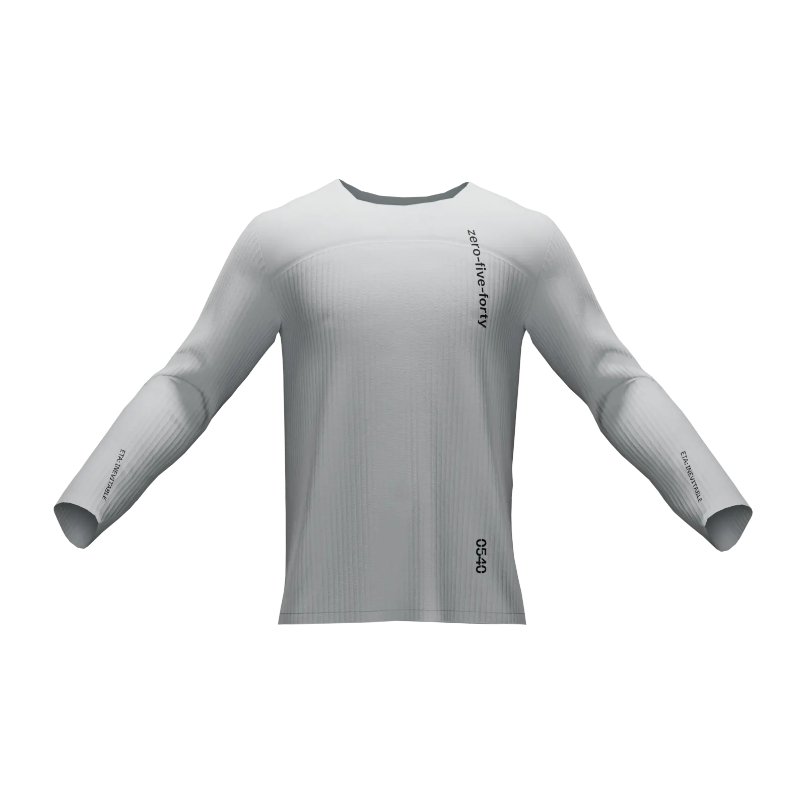 FLT 001 Longsleeve, 3D render